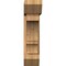 Ekena Millwork Balboa Slat Smooth Bracket w/ Offset Brace, Western Red Cedar, 7 1/2"W x 26"D x 30"H BKT0806X26X30BOA06SWR - alternate 3